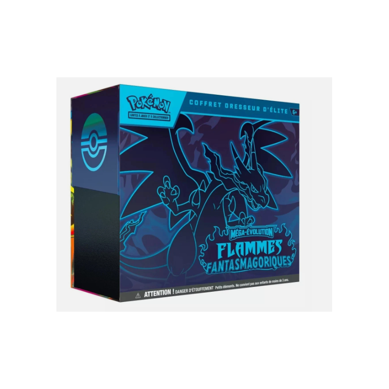 Coffret pokemon ETB Dracaufeu Flammes Fantasmagorique ME02 FR