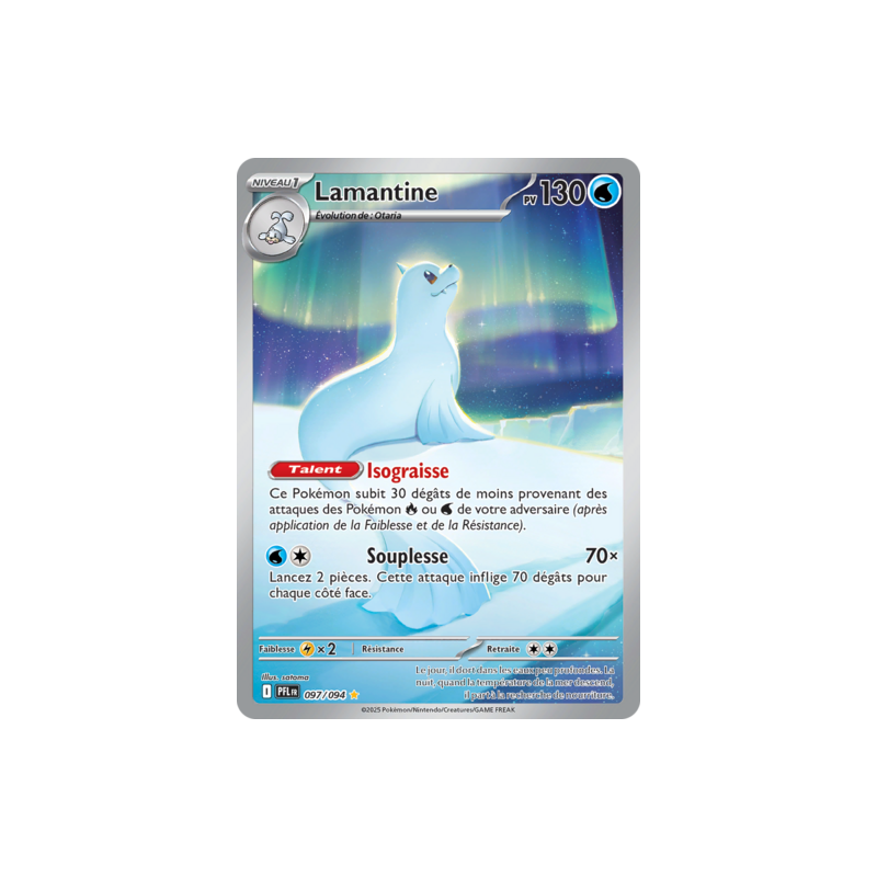 Carte Pokémon Lamantine 097/094 ME02 Flammes fantasmagoriques - NM - FR