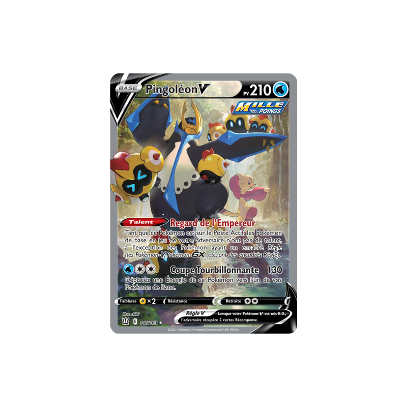 Carte Pokémon Pingoléon V 146/163 - Styles de Combat NM FR