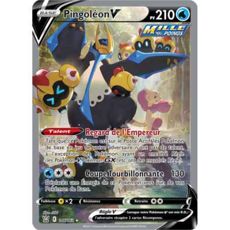 Carte Pokémon Pingoléon V 146/163 - Styles de Combat NM FR