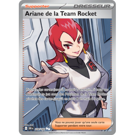Carte Pokémon - Ariane de la Team Rocket 224/182 - EV10 Rivalités Destinées DRI NM-FR