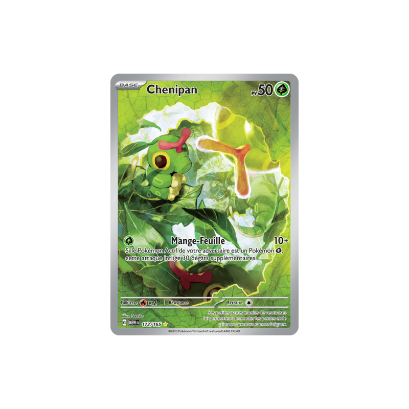 Carte Pokémon : Chenipan 172/165 MEW Ecarlate Violet 151 NM-FR
