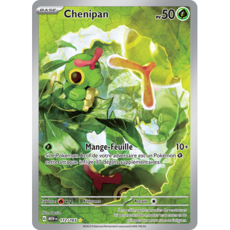 Carte Pokémon : Chenipan 172/165 MEW Ecarlate Violet 151 NM-FR