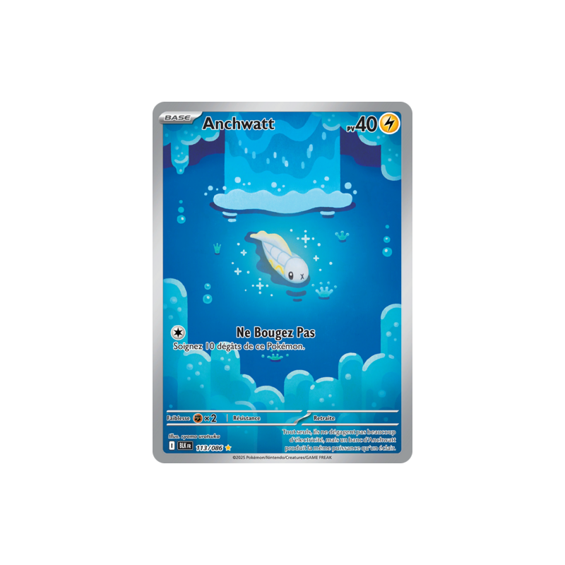 Carte Pokemon Anchwatt 113/086 EV10.5 Foudre Noire NM FR