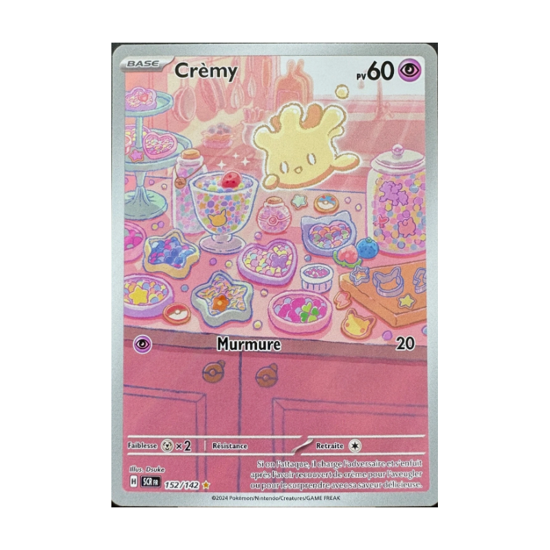 Carte Pokémon Cremy SCR FR 152/142 Écarlate et Violet Couronne Stellaire – FR