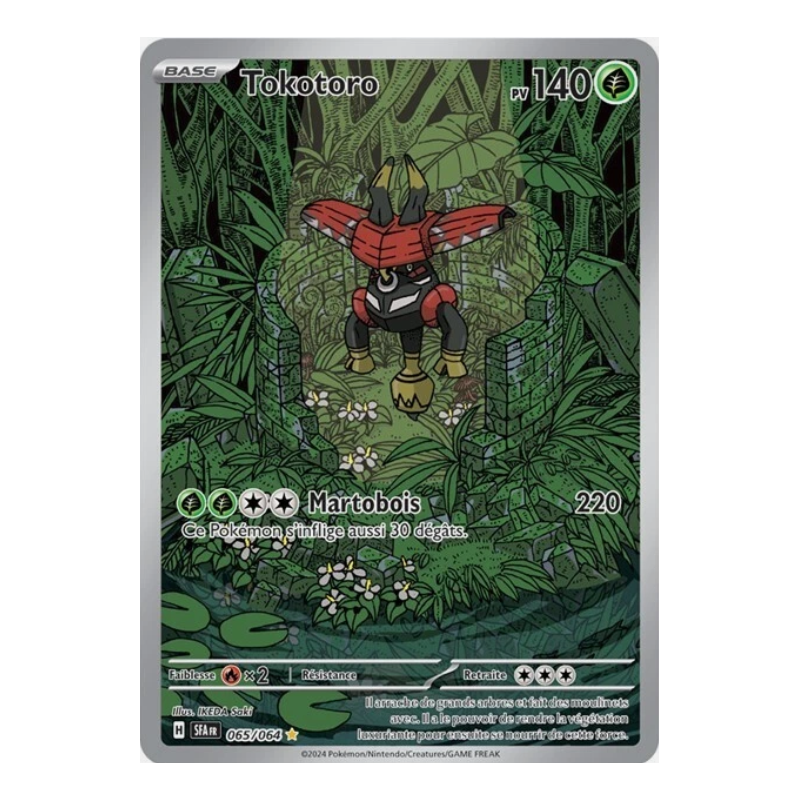 Carte Pokémon Tokotoro 065/064 Écarlate et Violet Fable Nébuleuse – FR NM