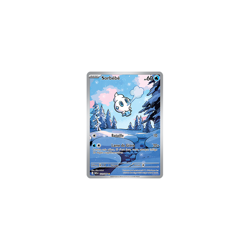 Carte Pokémon Sorbébé 111/086 Flamme Blanche – FR NM