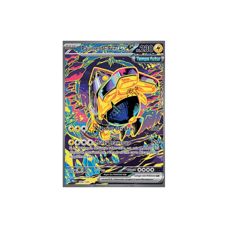 Carte Pokémon – Paume-de-Fer PRE 154/131 – Écarlate & Violet : Évolutions Prismatiques (État : NM) - FR
