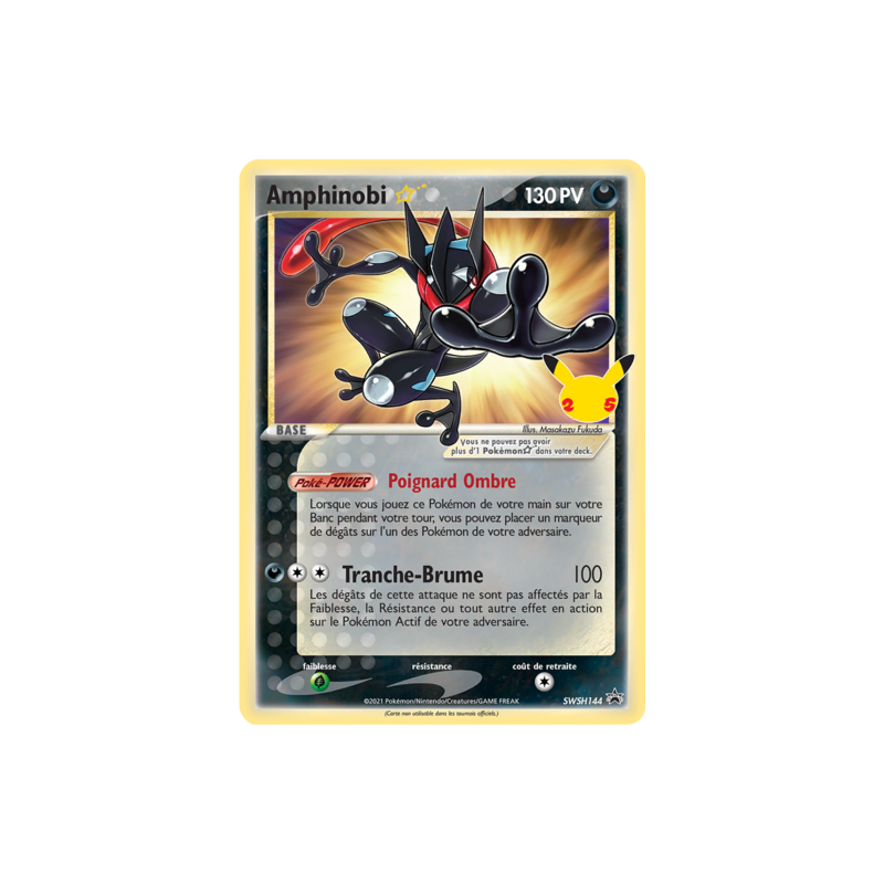 Carte Pokémon Amphinobi SWSH144 Promo SWSH – FR