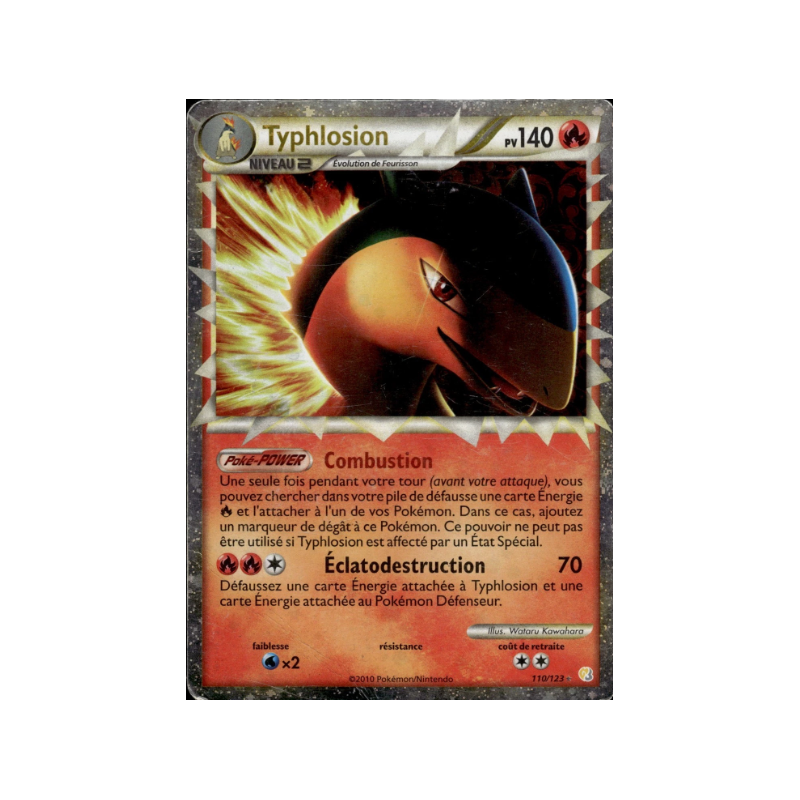 Carte Pokémon Typhlosion 110/23 HeartGold & SoulSilver – FR NM