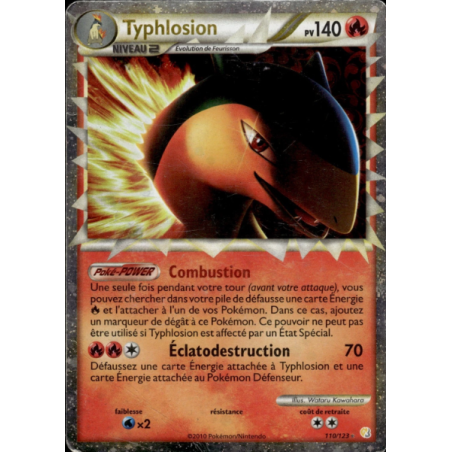 Carte Pokémon Typhlosion 110/23 HeartGold & SoulSilver – FR