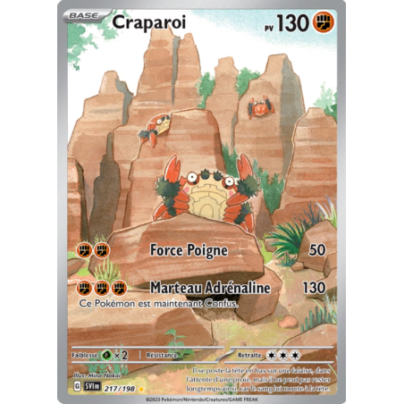 Carte Pokémon Craparoi SVI FR 217/198 Écarlate et Violet – FR