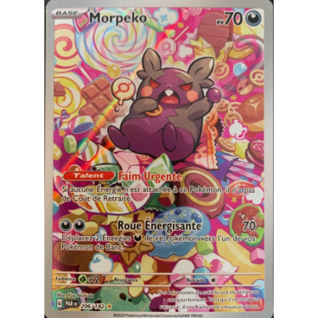 Carte Pokémon Morpeko PAR FR 206/182 Écarlate et Violet Faille Paradoxe – FR