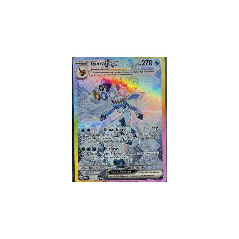 Carte Pokemon Givrali ex 150/131 EV8.5 Evolutions Prismatiques – FR