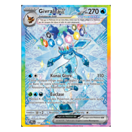 Carte Pokémon – Givrali ex 150/131 EV8.5 – Évolutions Prismatiques (État : NM) - FR