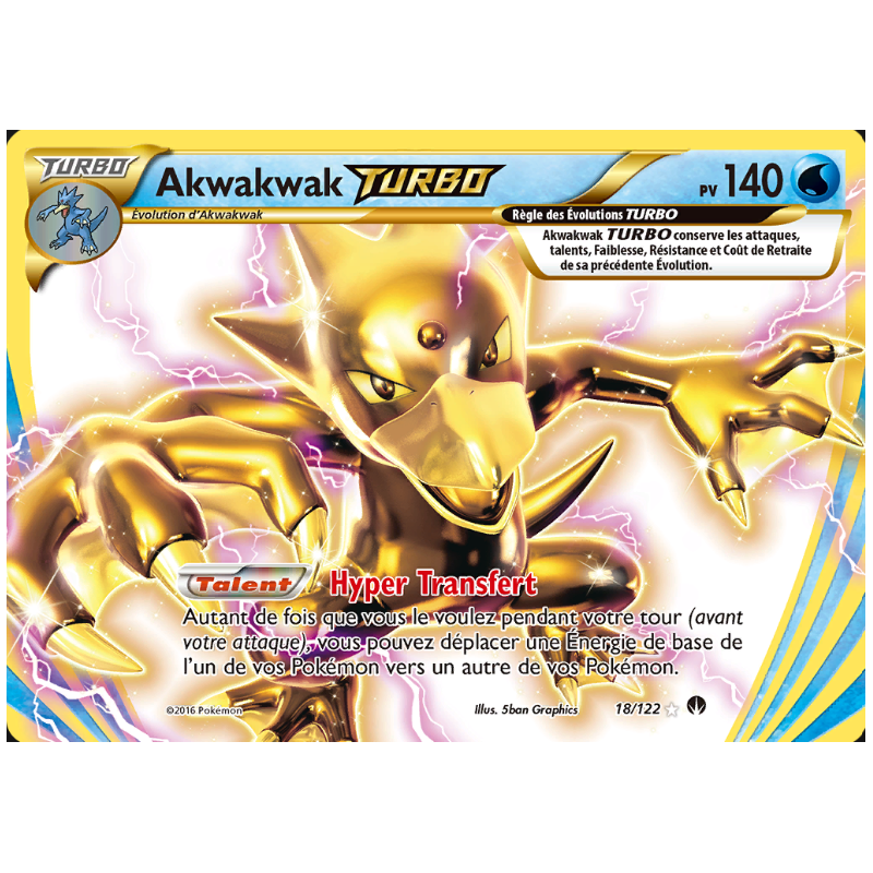 Carte Pokémon – Akwakwak Turbo 18/122 – Team Rocket (État : Good)