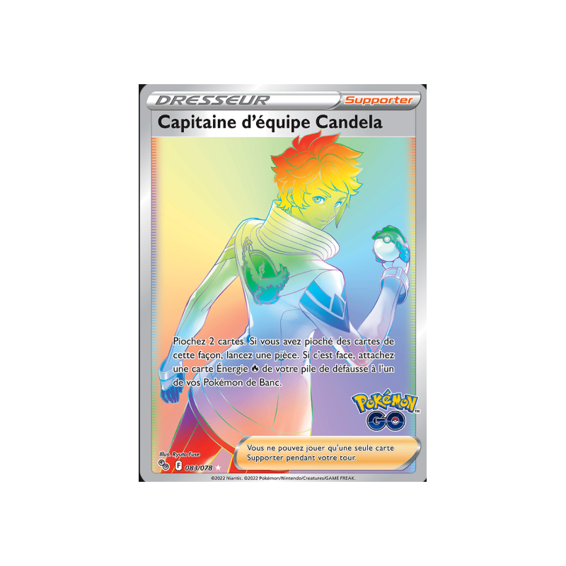 Carte Pokémon – Capitaine d’Équipe Candela – Pokémon TCG (État : NM) – FR