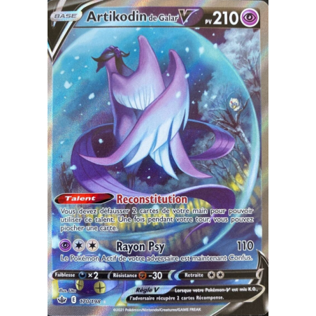 Carte Pokémon - Artikodin de Galar V 170/198 (État : NM)