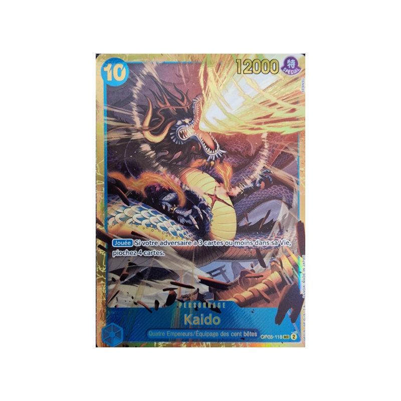 Carte One Piece – Kaido OP05-118 – OP-05 Awakening of the New Era (État : NM) – FR