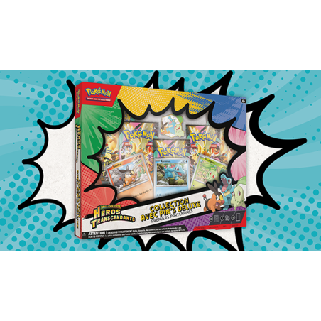 Coffret Pokémon - Collection Pin's Deluxe - ME02.5 Héros Transcendants FR  (Scellé)