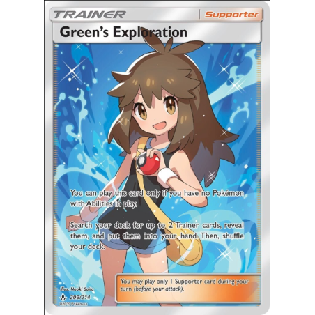 Green’s Exploration – 209/214 – Unbroken Bonds (EN) – Near Mint