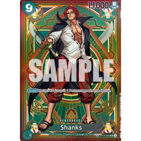 Carte One Piece – Shanks ST16-004 – Starter Deck (État : NM) - FR