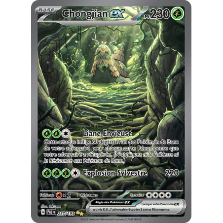 Carte Pokémon – Chongjian ex 257/193 – Évolutions à Paldea (État : NM) - FR