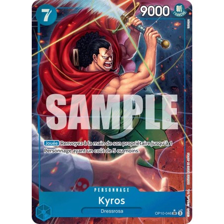 Carte One Piece – Kyros OP10-046 V2 – OP10 (État : NM) - FR