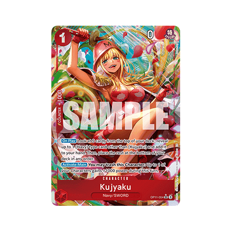 Carte One Piece – Kujyaku OP11-004 V2 – OP11 – État Near Mint (NM) – EN