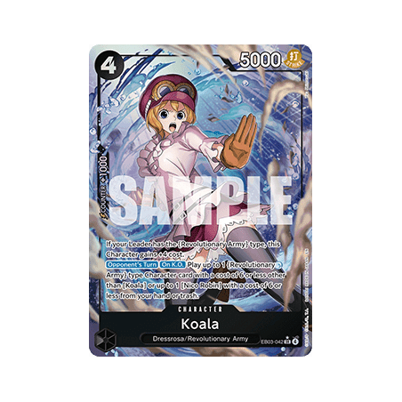 Carte One Piece – Koala EB03-042 V2 – EB03 – État Near Mint (NM) – EN