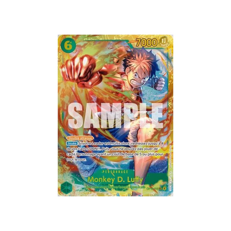 Carte One Piece – Monkey D. Luffy OP13-118 – OP13 – Near Mint (NM) – FR