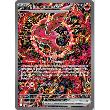 Carte Pokémon – Plumeline ex MEP 024 – (État : NM) - FR