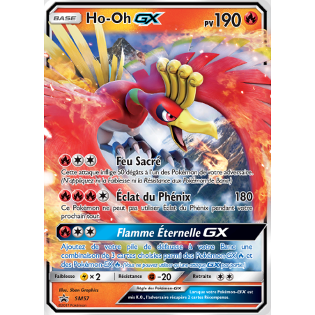 Carte Pokémon – Ho-Oh GX SM 57 – (État : NM) - FR