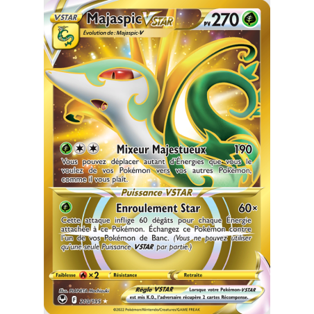 Carte Pokémon – Majaspic VSTAR SIT 210 – (État : NM) - FR