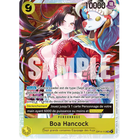Carte One Piece – Boa Hancock OP14-112 – État Near Mint (FR)