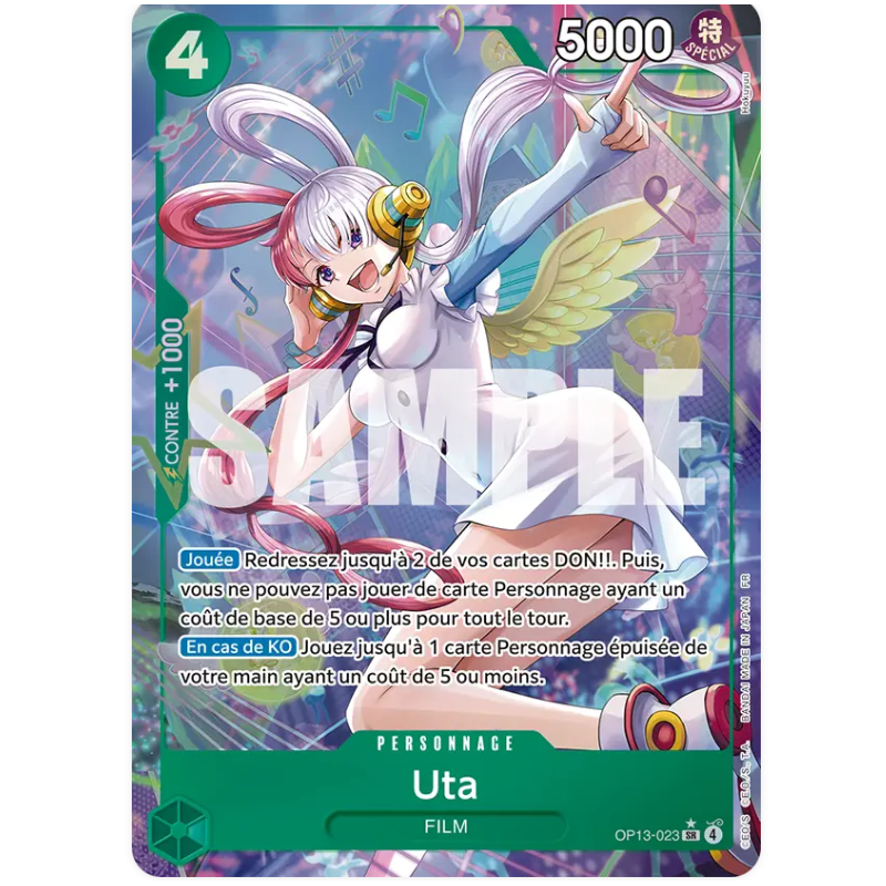 Carte One Piece – Uta OP13-023 – État Near Mint (FR)