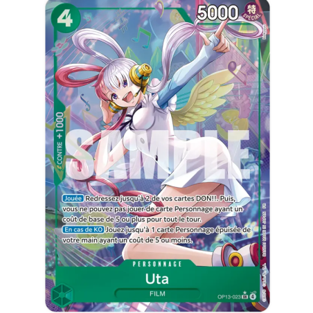 Carte One Piece – Uta OP13-023 – État Near Mint (FR)