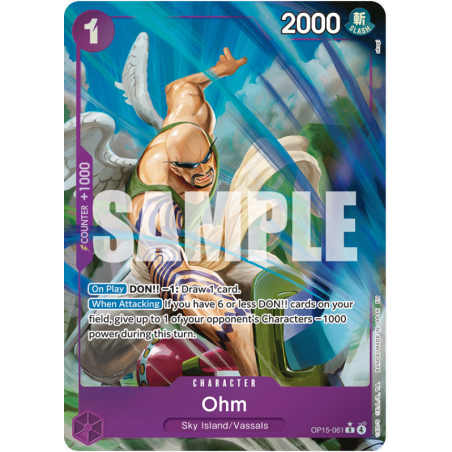 Carte One Piece – Om OP15-061– État Near Mint (FR)
