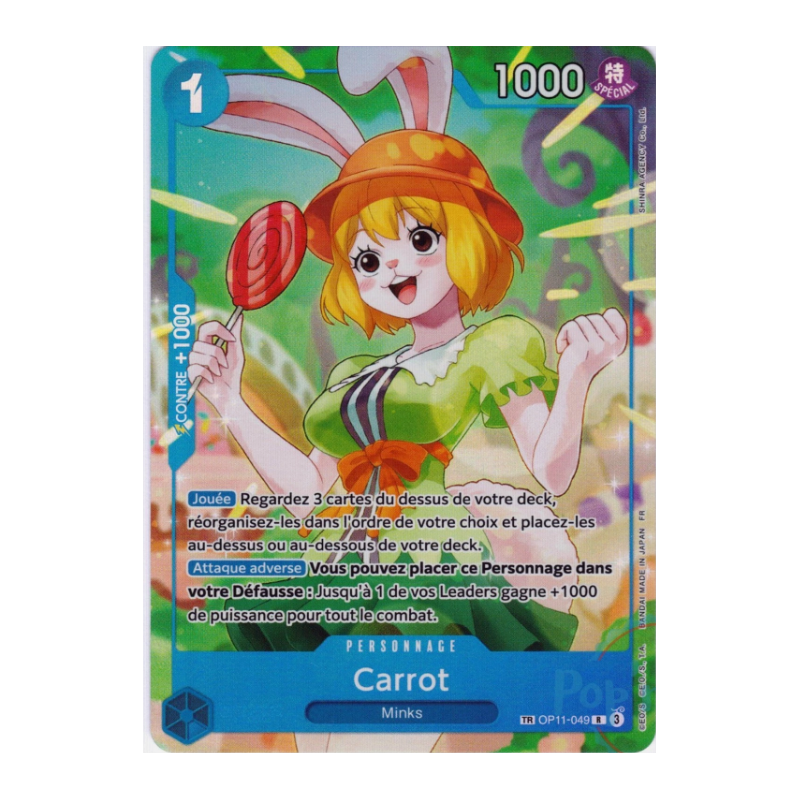 Carte One Piece – Carrot OP11-049 – État Near Mint (FR)