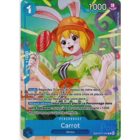 Carte One Piece – Carrot OP11-049 – État Near Mint (FR)
