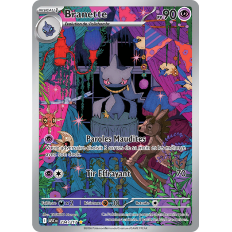 Carte Pokemon Branette AR 234/217 ME02.5 ASC Héros Transcendants NM FR