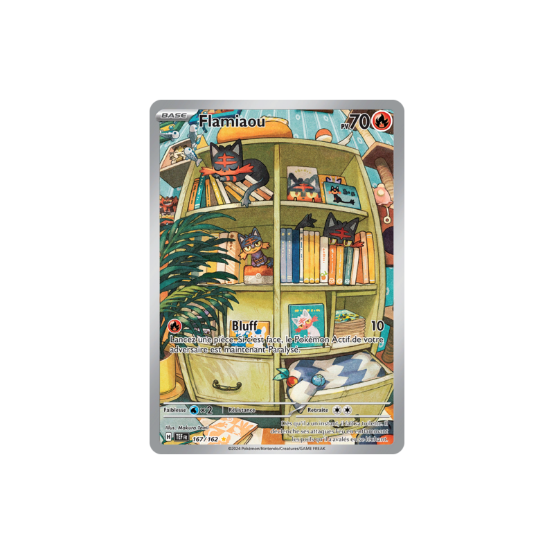 Carte Pokémon Flamiaou 167/162 Forces Temporelles. NM FR