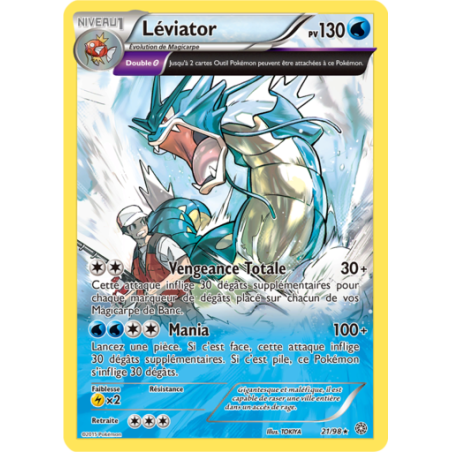 Carte Pokémon Léviator 21/98 Origines Antiques EX FR
