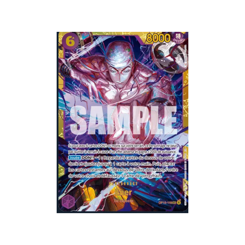 Carte One Piece – Ener OP15-118 – État Near Mint (FR)