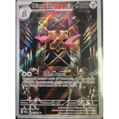 Carte Pokémon Dimoclès FR NEUVE 098/088 ME03 Équilibre Parfait NM FR