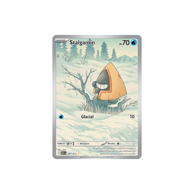 Carte Pokémon - Stalgamin 227/217 ME2.5  Héros Transcendants - NM FR