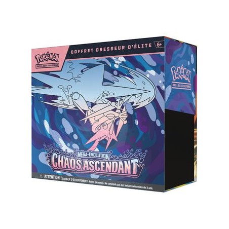 Coffret Dresseur d'Élite Pokémon ME04 Chaos Ascendant – Méga-Amphinobi – Français – Scellé