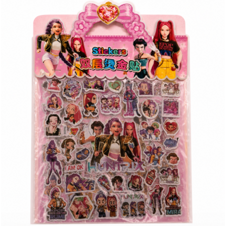Stickers KPOP Demon Hunters – Pack + de 30 Autocollants Stylés