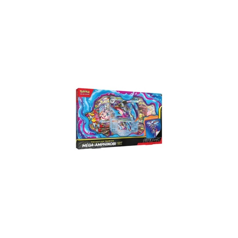 Coffret Pokémon - Collection Premium Méga-Amphinobi-ex - 8 Boosters - FR
