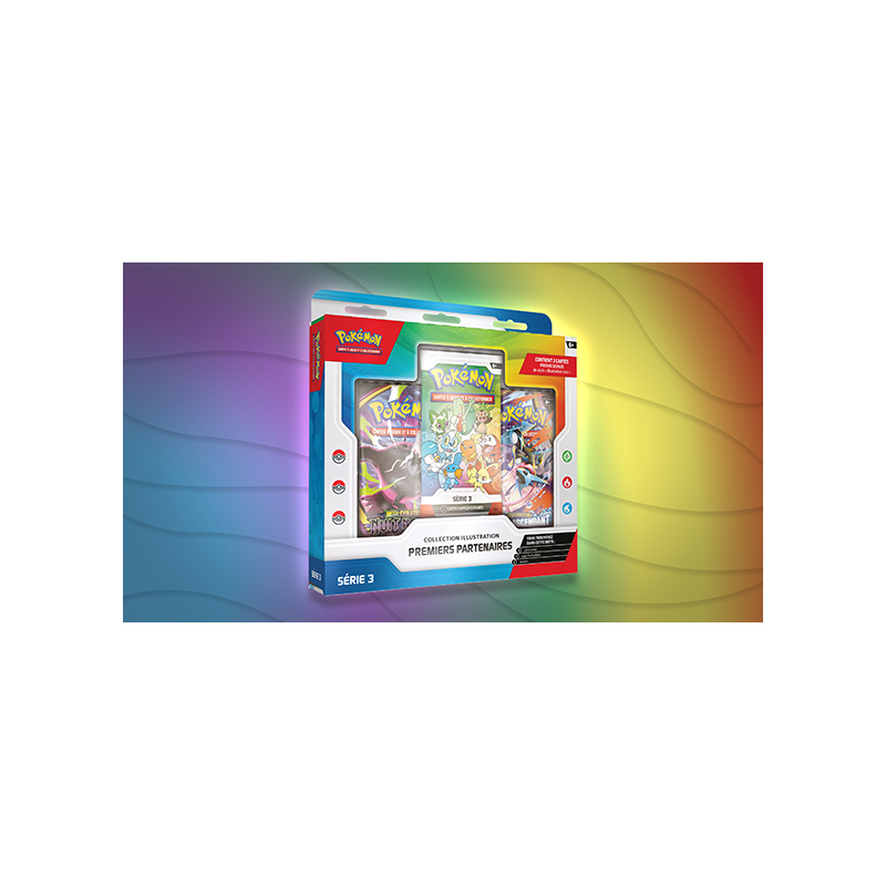 Coffret Pokémon - Collection Illustration Premiers Partenaires - Série 3 (Scellé)